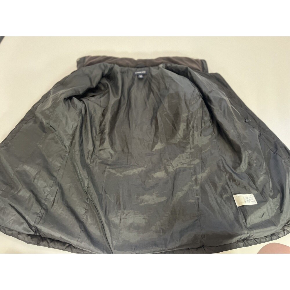 Lands’ End Women’s Black Hooded Down Parka Jacket Size S Small Flaws - Picture 13 of 16